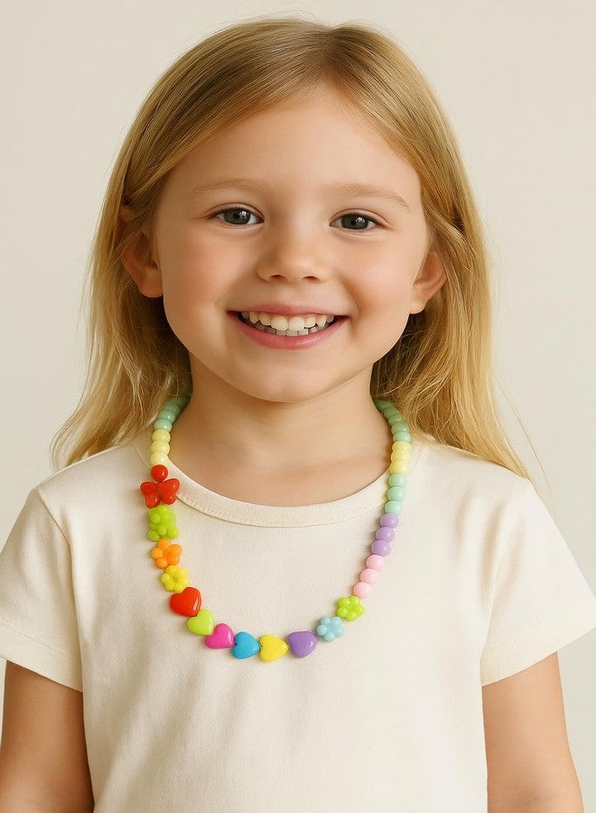 SYGA Beads for Kids Crafts Children's Jewelry Making Kit DIY Bracelets Necklace Hairband and Rings Craft Kits Birthday for 4, 5, 6, 7-Year-Old Little Girls-Multicolor (DIYBeadsSet-36) - Image 3